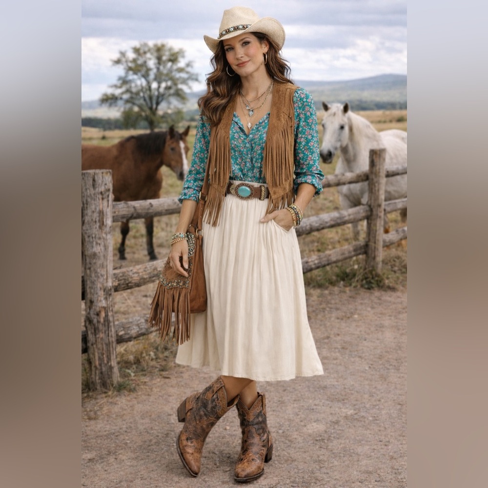 NWT Leather Reyme Cowgirl Boots women’s size 10.